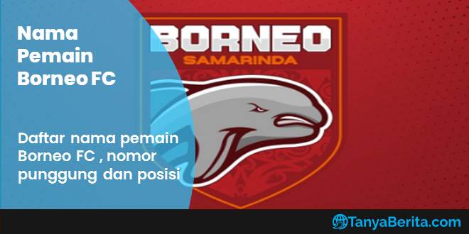 Daftar Nama Pemain Borneo FC Terbaru