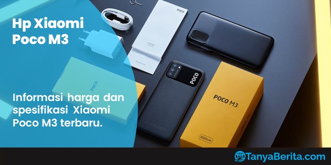 Harga Xiaomi Poco M3 Baru dan Bekas Terkini