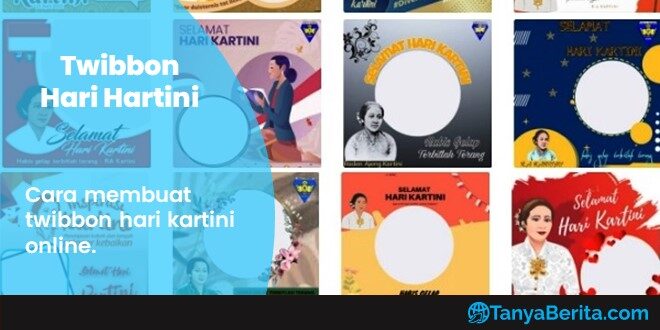 Inspiration Design Graphic Twibbon Hari Kartini Gratis Terbaru