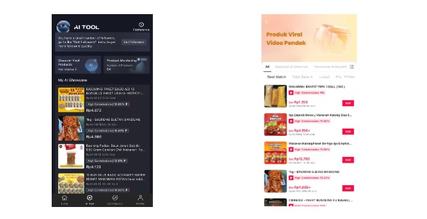 Fitur Produk Viral Video Pendek dan AI Tools