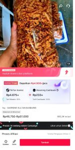 Tambahkan Link Produk ke Akun TikTok