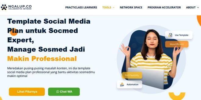 Template Social Media Plan dan Template HPP Ngalup