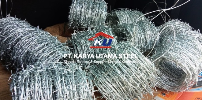 PT. Karya Utama Steel, Jual Kawat Duri Surabaya Berkualitas dan Terpercaya