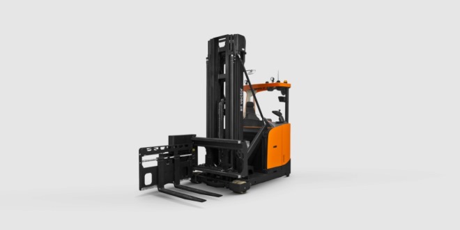 Apa Itu Reach Truck dan Mengapa Alat Ini Lebih Baik dari Forklift Biasa untuk Rak Tinggi Traktor Nusantara