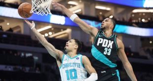 Hornets Bungkam Trail Blazers, Raih Empat Kemenangan Beruntun