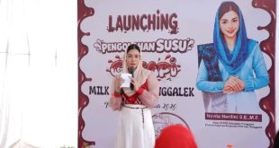 Novita Hardini Launching Rumah Produksi Susu Cu Ca Pi Trenggalek, Targetkan Pemberdayaan Ekonomi Warga