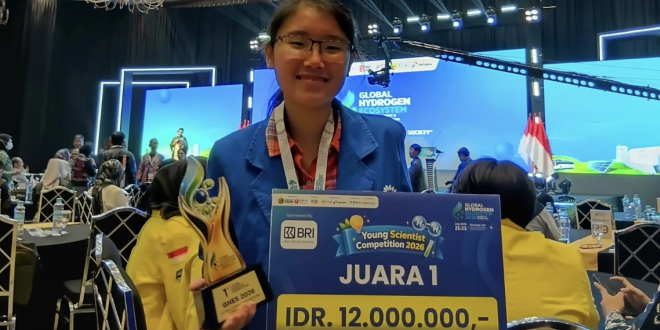 Perjalanan Inspiratif Gabriella Kembangkan Teknologi Energi Bersih Berbasis Material ZIF 8 hingga Juara 1 Young Scientist Competition 2026